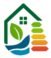 Logo of a house with EPC Rating graphics alongside